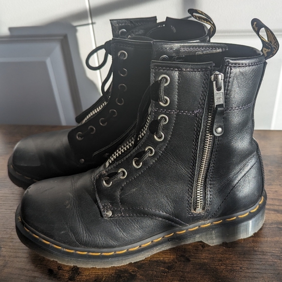 Doc Martens women's 1460 Twin Zip fashion Boots size 9 - Picture 4 of 8